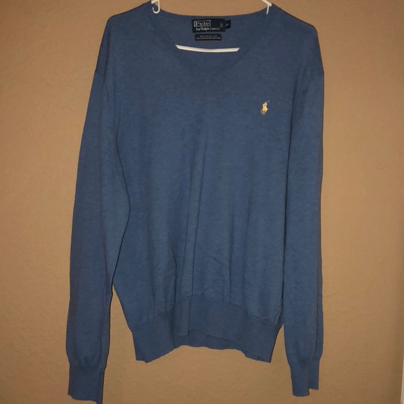 Blue sweater Polo by Ralph Lauren - Picture 3 of 4